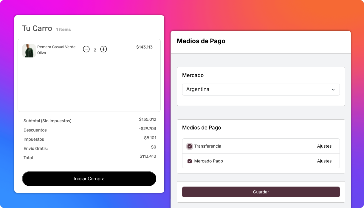 Checkout optimizado