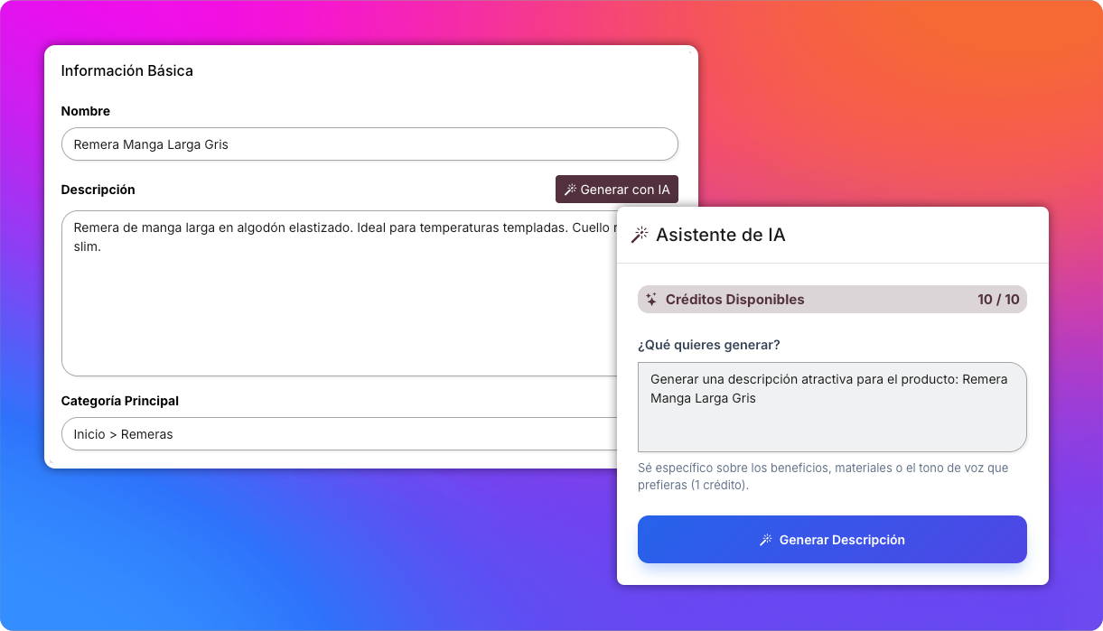 AI Product Descriptions